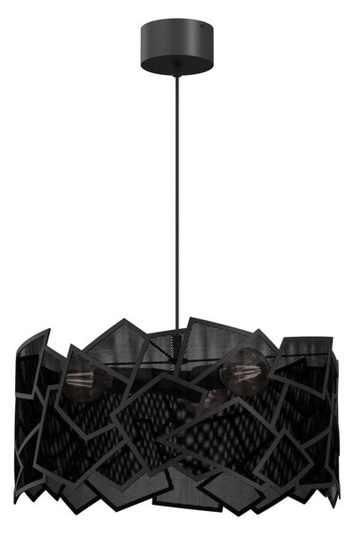 Luster na lanku CAMO 3xE27/15W/230V čierna
