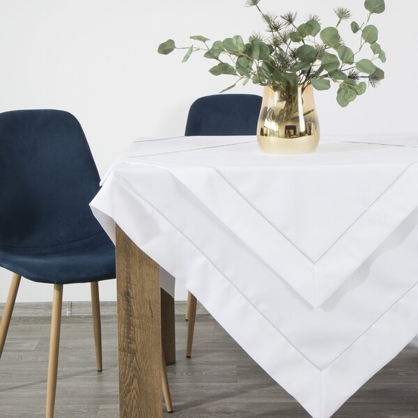 OBRUS KARIN 140X180 CM BIELY