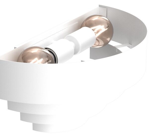 Nástenné svietidlo RINGS 2xE27/15W/230V biela