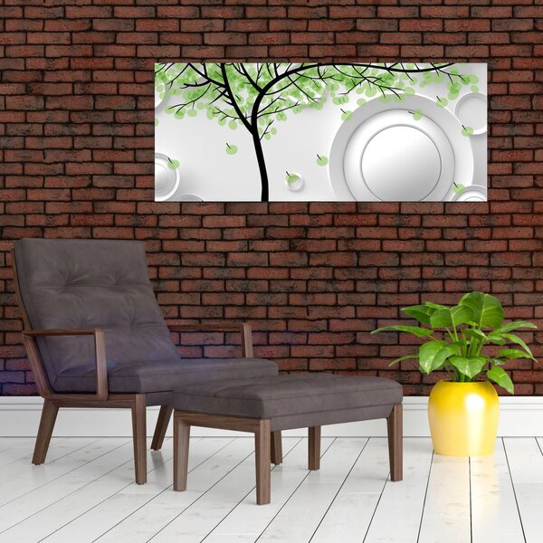 Obraz umelecké abstrakcie (120x50 cm)