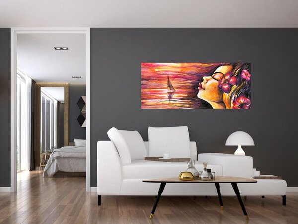Obraz - Spomienky na leto (120x50 cm)