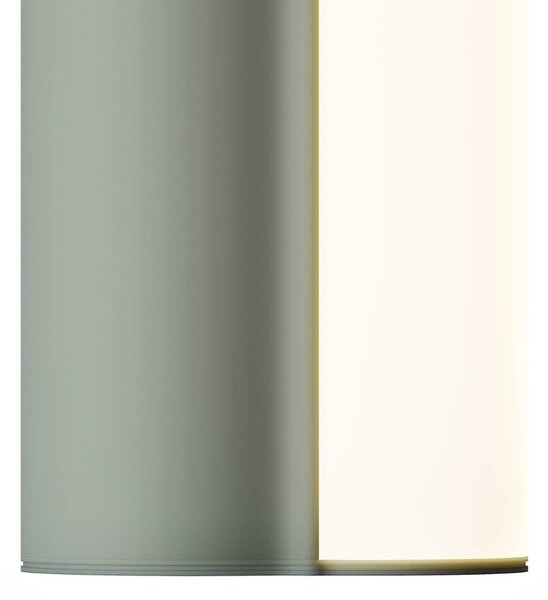 Maytoni Stolová LED lampa na akumulátor Asym, zelená, kovová, 2700 K, 2 W, Zelená, Obývacia izba / jedáleň, kov, Škandinávsky, Stojacie svietidlo