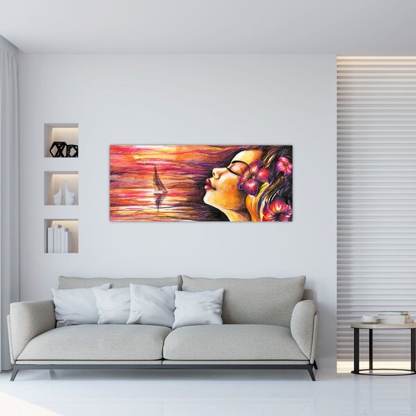 Obraz - Spomienky na leto (120x50 cm)