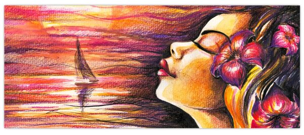 Obraz - Spomienky na leto (120x50 cm)