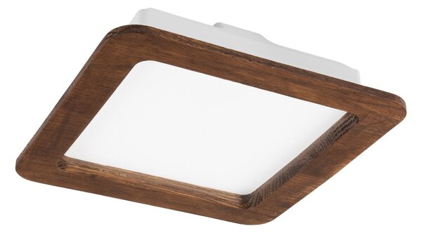 LED podhľadové svietidlo WOODY SPOT LED/17W/230V 3000K čerešňa 18,5x18,5 cm