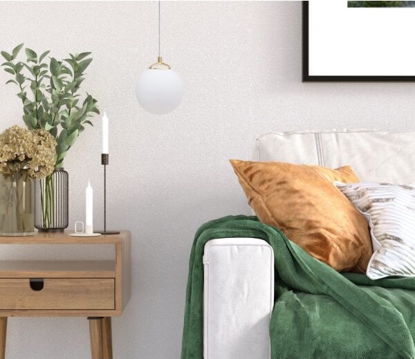 Luster na lanku FIRA 1xE27/60W/230V zlatá