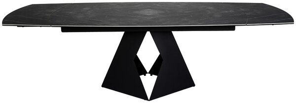 JEDÁLENSKÝ STÔL, čierna, 180-260/95/76 cm Belluti - Stoly