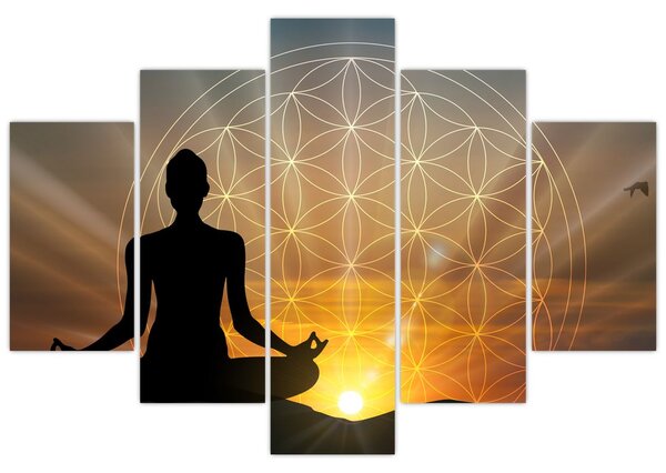 Obraz meditácie (150x105 cm)