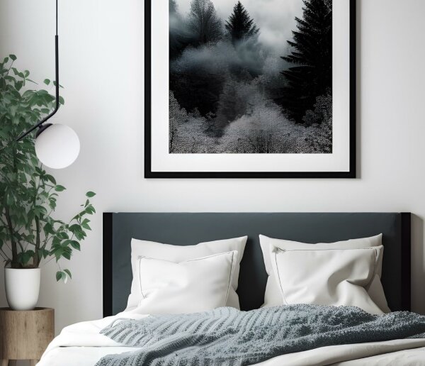 Luster na lanku FIRA 1xE27/60W/230V čierna