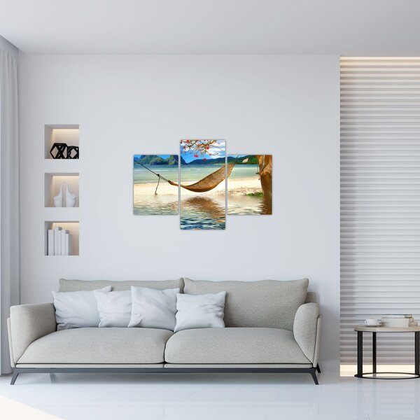 Obraz - Relax na pláži (90x60 cm)