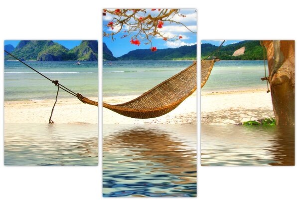 Obraz - Relax na pláži (90x60 cm)
