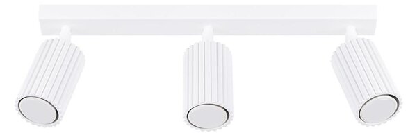 Sollux SL.1543 - Bodové svietidlo KARBON 3xGU10/10W/230V biela