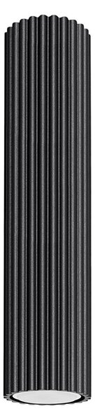 Sollux SL.1570 - Bodové svietidlo KARBON 1xGU10/10W/230V 30 cm čierna