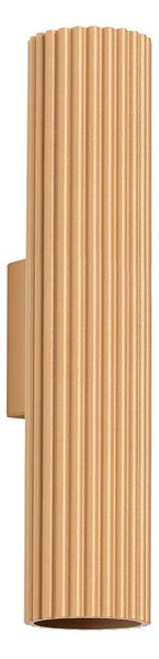 Sollux SL.1558 - Nástenné svietidlo KARBON 2xGU10/10W/230V zlatá
