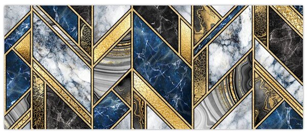 Obraz umelecké abstrakcie (120x50 cm)