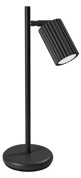 Sollux SL.1586 - Stolná lampa KARBON 1xGU10/10W/230V čierna
