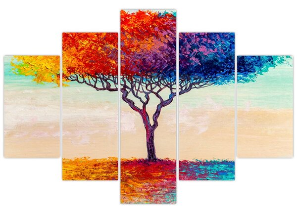 Obraz maľovaného stromu (150x105 cm)
