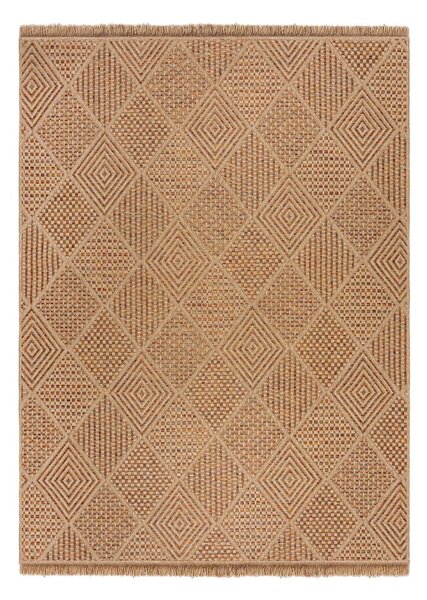 Vnútorný a vonkajší koberec v prírodnej farbe 120x170 cm Nora Diamond – Flair Rugs