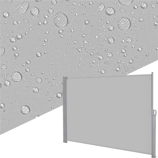 Bočná markíza 160 x 300 cm SPRINGOS AW0003 - sivá