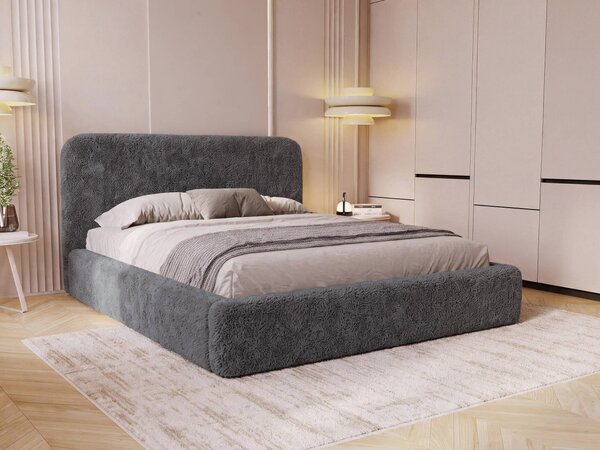 Mirjan24 Čalúnená posteľ s úložným priestorom Fidresef, Rozmer postele: 140x200, Potah: Mika 06 5903211529399