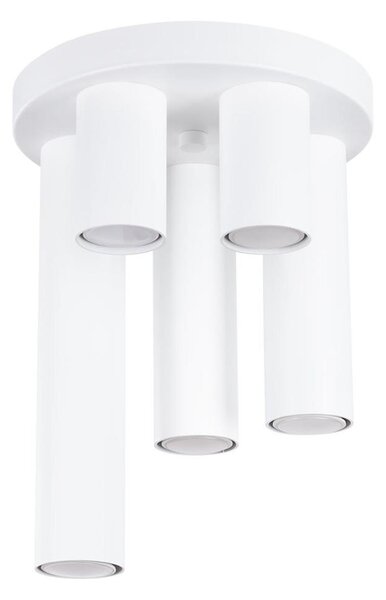 Sollux SL.1465 - Bodové svietidlo LAGOS 5xGU10/10W/230V biela