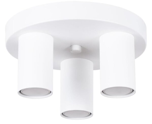 Sollux SL.1464 - Bodové svietidlo LAGOS 3xGU10/10W/230V biela