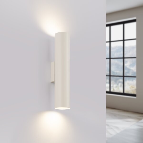 Sollux SL.1483 - Nástenné svietidlo LAGOS 2xGU10/10W/230V krémová