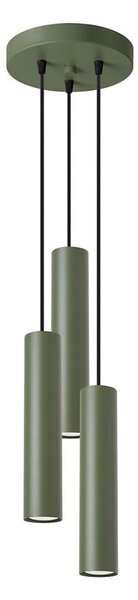 Sollux SL.1487 - Luster na lanku LAGOS 3xGU10/10W/230V zelená