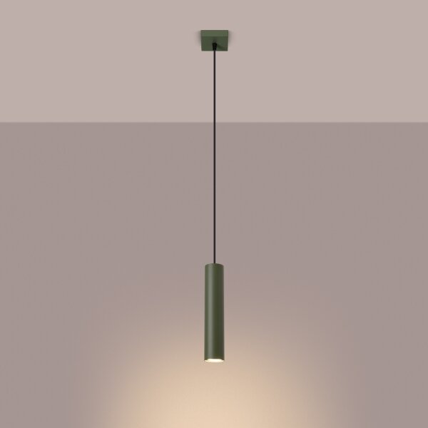 Sollux SL.1484 - Luster na lanku LAGOS 1xGU10/10W/230V zelená