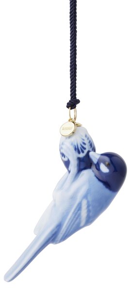 Vianočná ozdoba Blue Collectibles Titmouse 8 cm