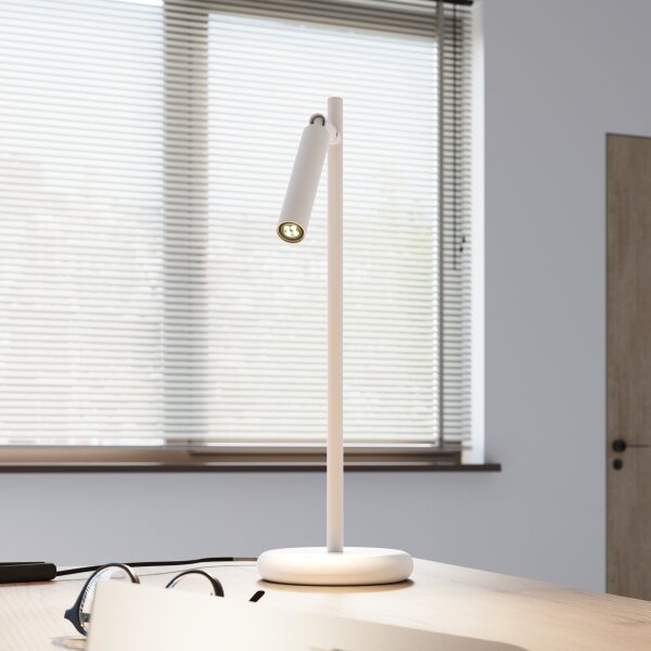 Sollux SL.1468 - Stolná lampa PASTELO 1xG9/8W/230V biela
