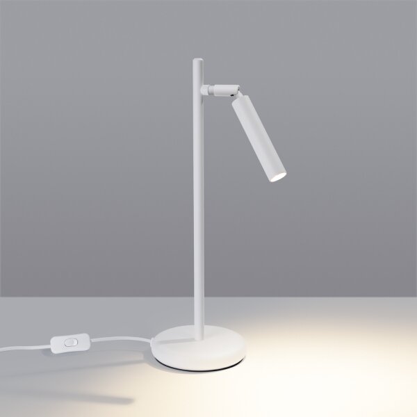 Sollux SL.1468 - Stolná lampa PASTELO 1xG9/8W/230V biela
