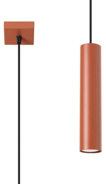 Sollux SL.1489 - Luster na lanku LAGOS 1xGU10/10W/230V červená