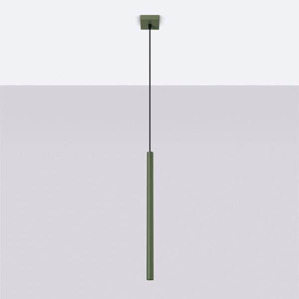 Sollux SL.1518 - Luster na lanku PASTELO 1xG9/8W/230V zelená