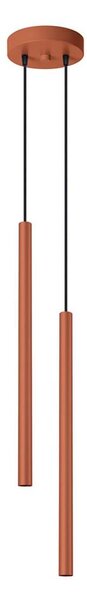 Sollux SL.1525 - Luster na lanku PASTELO 2xG9/8W/230V červená