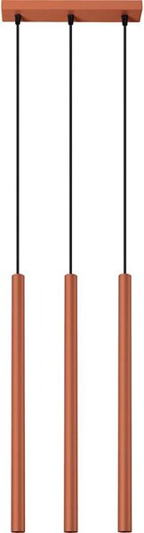 Sollux SL.1526 - Luster na lanku PASTELO 3xG9/8W/230V červená