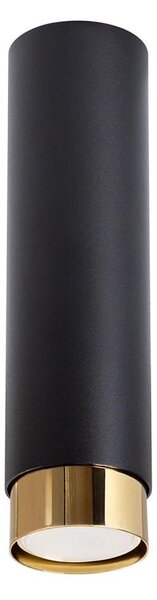 Sollux SL.1411 - Bodové svietidlo NERO 1xGU10/10W/230V 22,5 cm čierna/zlatá