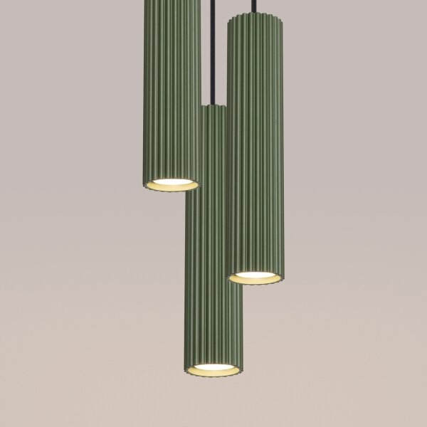 Brilagi - LED závesné svietidlo na lanku CRESTO 3xGU10/10W/230V zelené