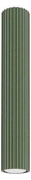Sollux SL.1609 - Bodové svietidlo KARBON 1xGU10/10W/230V 40 cm zelená