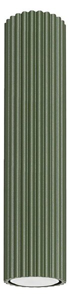 Sollux SL.1608 - Bodové svietidlo KARBON 1xGU10/10W/230V 30 cm zelená