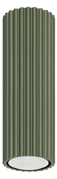 Sollux SL.1607 - Bodové svietidlo KARBON 1xGU10/10W/230V 20 cm zelená