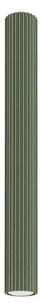 Sollux SL.1610 - Bodové svietidlo KARBON 1xGU10/10W/230V 60 cm zelená