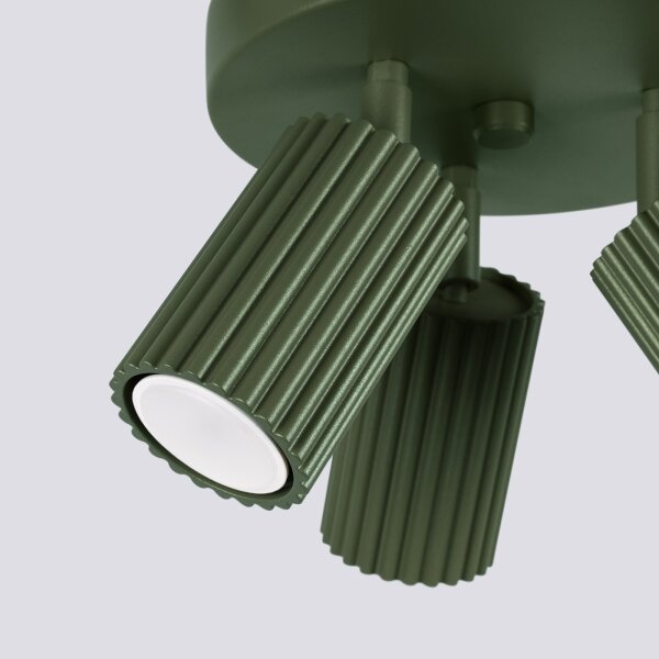 Brilagi - LED bodové svietidlo CRESTO 3xGU10/10W/230V zelené