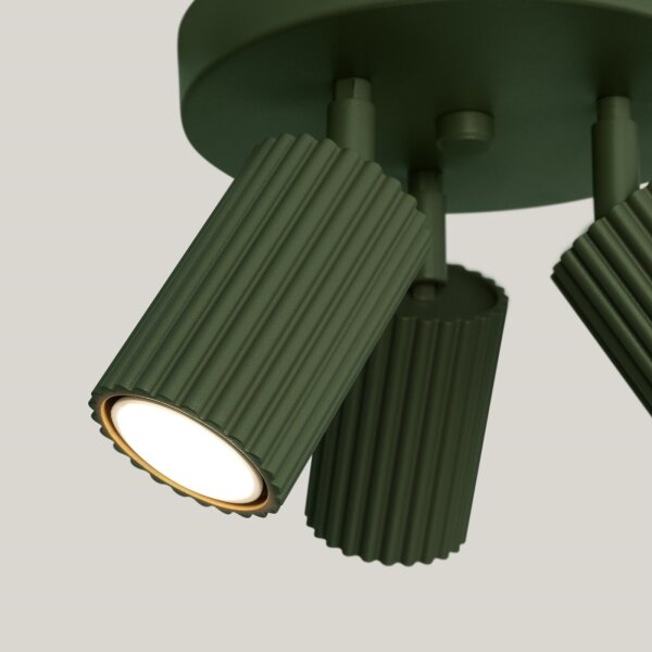 Brilagi - LED bodové svietidlo CRESTO 3xGU10/10W/230V zelené