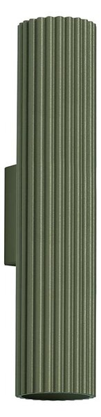 Sollux SL.1615 - Nástenné svietidlo KARBON 2xGU10/10W/230V zelená