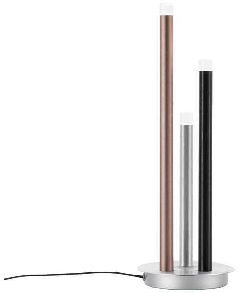 STOLNÁ LED LAMPA, tlačidlový stmievač, 17,5/47 cm - Interiérové svietidlá