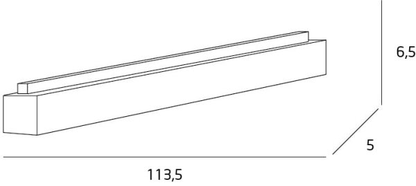MAXLIGHT C0125 - LED Stropné svietidlo LINEAR LED/36W/230V 113,5 cm biela
