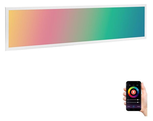 Aigostar - LED RGBW Stlmiteľný podhľadový panel MESH LED/36W/230V 120x30 cm