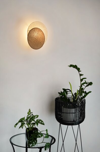 Brilagi - Nástenné svietidlo CIRCLES 1xE27/15W/230V 35x32 cm béžová/krémová