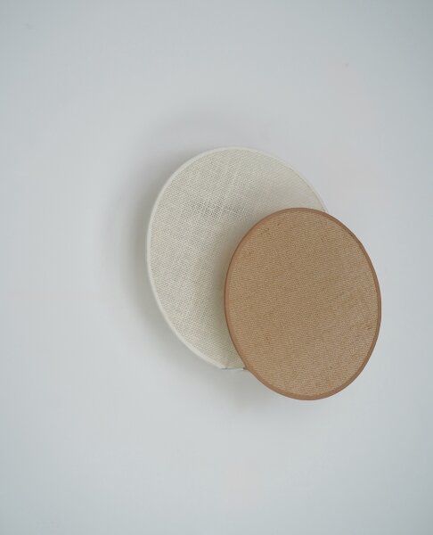 Brilagi - Nástenné svietidlo CIRCLES 1xE27/15W/230V 35x32 cm béžová/krémová